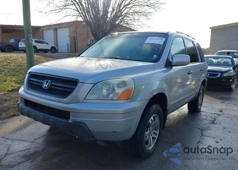 2004 Honda Pilot Ex-L from USA, damaged, VIN 2HKYF18524H606481
